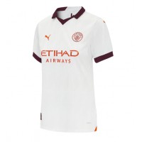 Camisa de time de futebol Manchester City John Stones #5 Replicas 2º Equipamento Feminina 2023-24 Manga Curta